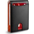 thumbnail image 1 of SYMMEXA Men's Modern Card Wallet, Red, 1 of 6