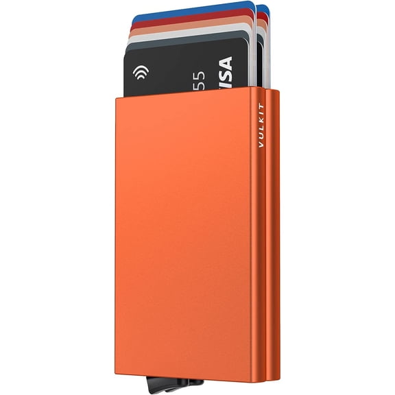 Men's wallet aluminum alloy card bag RFID anti-theft wallet