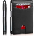 thumbnail image 1 of Men's wallet anti-theft brushing Rfid US dollar clip card bag, 1 of 7