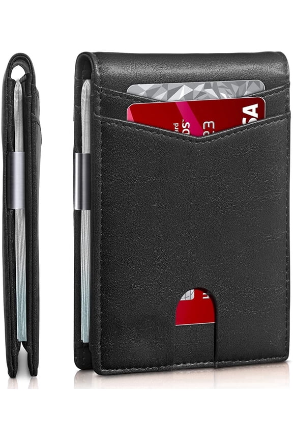 Men's wallet anti-theft brushing Rfid US dollar clip card bag