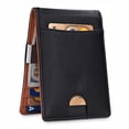 thumbnail image 1 of SYMMEXA Men's wallet genuine pickup bag RFID anti-theft brush money clip dollar clip, 1 of 9