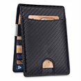thumbnail image 1 of SYMMEXA Men's wallet genuine pickup bag RFID anti-theft brush money clip dollar clip, 1 of 9
