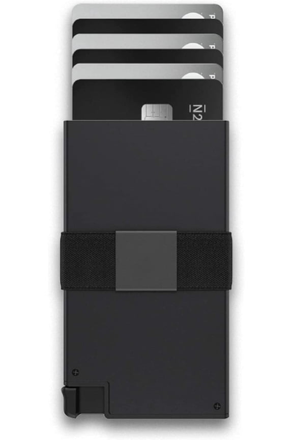 Men's wallet metal card bag RFID anti-theft brushing metal aluminum