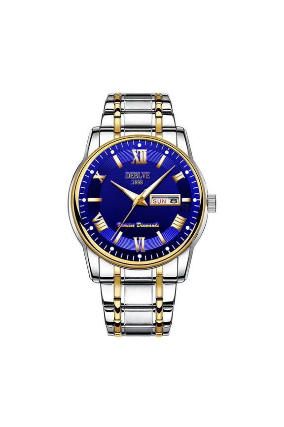 Men's watch, all-quartz automatic movement, waterproof, luminous, with calendar, Korean-style simple quartz watch, non-mechanical men's wristwatch