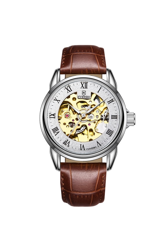 Men's watch, fully automatic mechanical watch, business fashion, personalized men's watch, fully transparent men's watch, skeleton watch, men's wristwatch