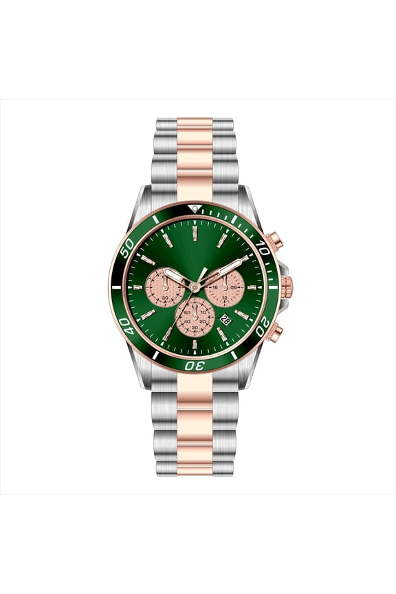 Men's watch, high-end business steel band watch, men's quartz watch, waterproof, fashionable men's wristwatch, trendy men's watch