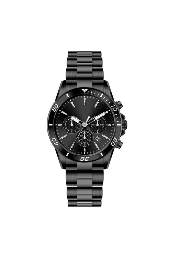 Men's watch, high-end business steel band watch, men's quartz watch, waterproof, fashionable men's wristwatch, trendy men's watch