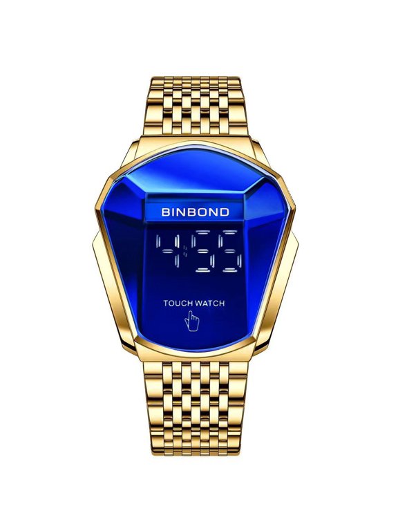 Men's watch, trendy fashion watch, motorcycle concept style watch, men's business trendy wristwatch, calendar, waterproof