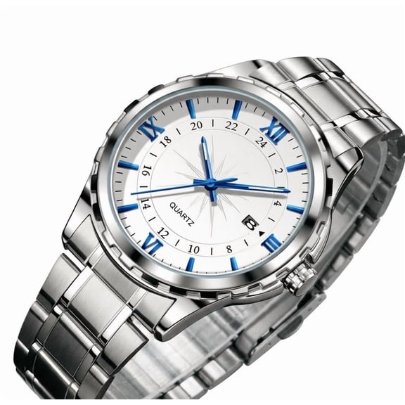 Men's watches, men's watch gifts, quartz watches, luxurious leisure classic waterproof and luminous alloy, suitable for men,