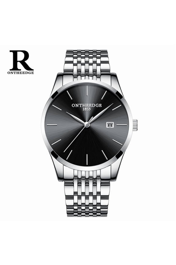 Men's waterproof watch, European and American style quartz wristwatch, business trendy fashion men's wristwatch