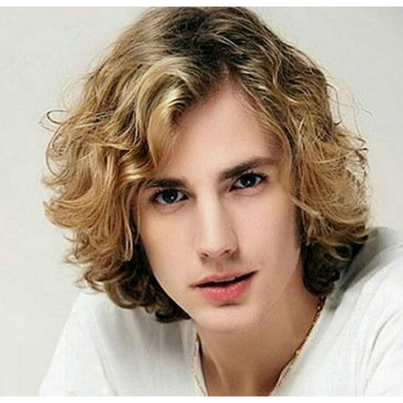 Men's wigs short hair, men's wig replacement wigs realistic men's wigs, synthetic wigs for men's Christmas daily wear