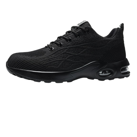Men's and women's anti-smashing and anti-puncture lightweight breathable working shoes steel toe safety protection shoes anti-slip work shoes anti-slip walking shoes