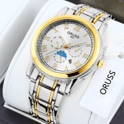 Men's wristwatch, men's watch, quartz watch, high-end waterproof luminous men's wristwatch, fashionable and trendy