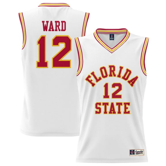 Men'sGameDay Greats Charlie Ward White Florida State Seminoles Lightweight Basketball Jersey