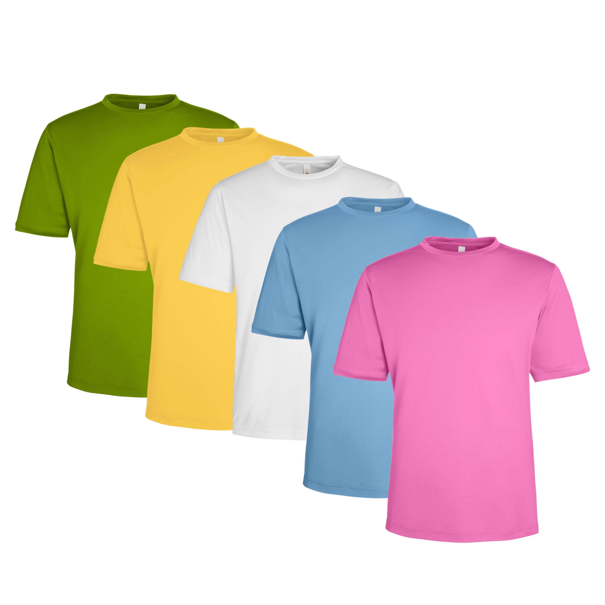 Men's Performance T-Shirt, 100% Polyester Interlock Short Sleeve