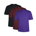 thumbnail image 1 of Men'sPerformance T-Shirt, 100% Polyester Interlock Short Sleeve Crewneck Tee, Assorted T-Shirt (Dark Color 3 Pack, 3XL), 1 of 7