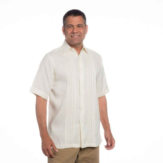 Men'ss Short Sleeve beach wedding shirt SIZE:M COLOR:IV