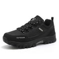 thumbnail image 1 of Men'ssneakers Outdoor Oversized Hiking Boots Low Top Hiking Sneakers Black 41, 1 of 6