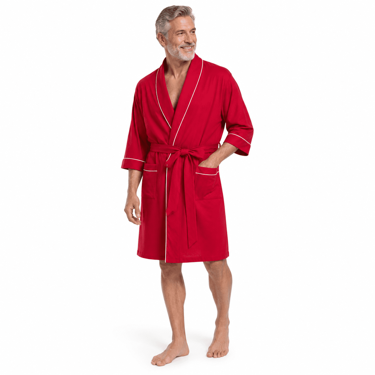 Men'ston Robe Lightweight Summer Short Bathrobe - Walmart.com