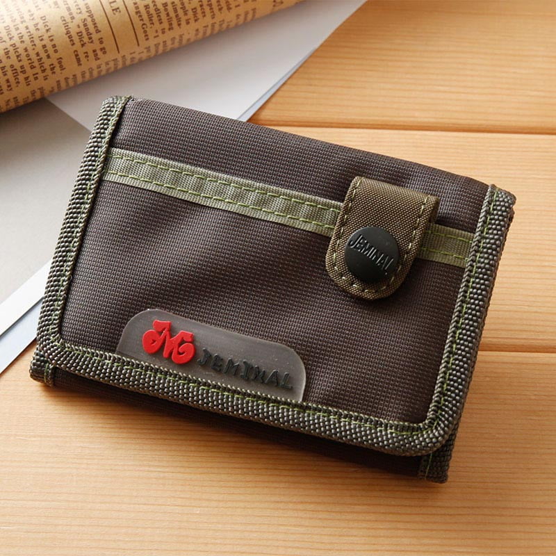 Men wallets canvas fabric purses quality male letters print wallet coin purse pocket money bags card id holder students wallets Walmart