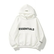 WSMXZDH Men and women fashion perfect solid color street wear, hip hop patterned hoodies for men and women, Essentials loose unisex sweatshirts, bad clothes hoodies
