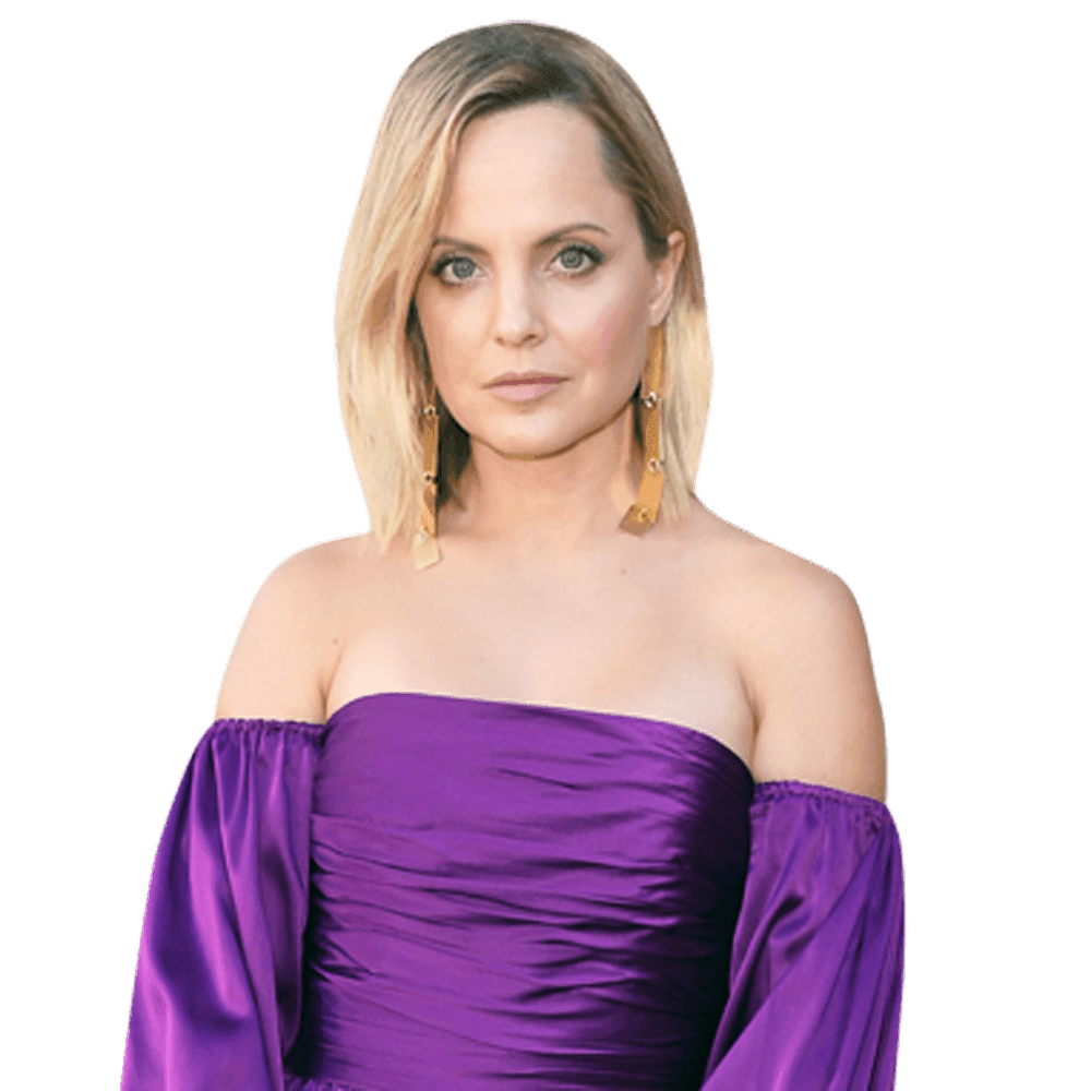 Mena Suvari (Purple Dress) Half Body Buddy Cutout - Walmart.com