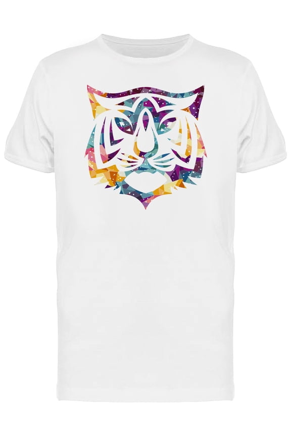 Menacing Galaxy Tiger T-Shirt Men -Image by Shutterstock, Male Medium