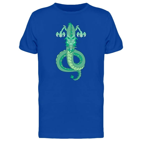 Menacing Green Dragon T-Shirt Men -Image by Shutterstock, Male Small