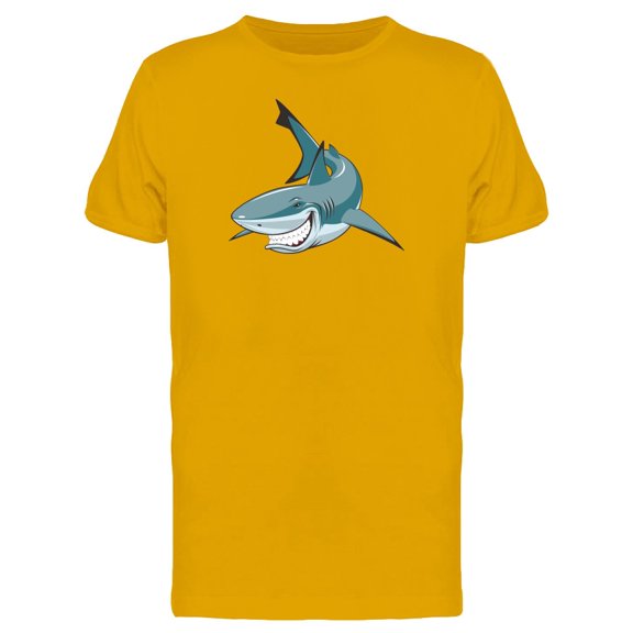 Menacing Shark T-Shirt Men -Image by Shutterstock, Male XX-Large