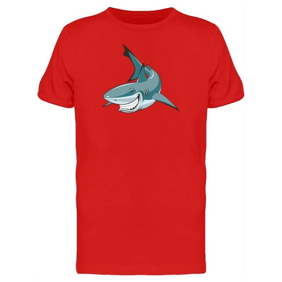 Menacing Shark T-Shirt Men -Image by Shutterstock, Male x-Large
