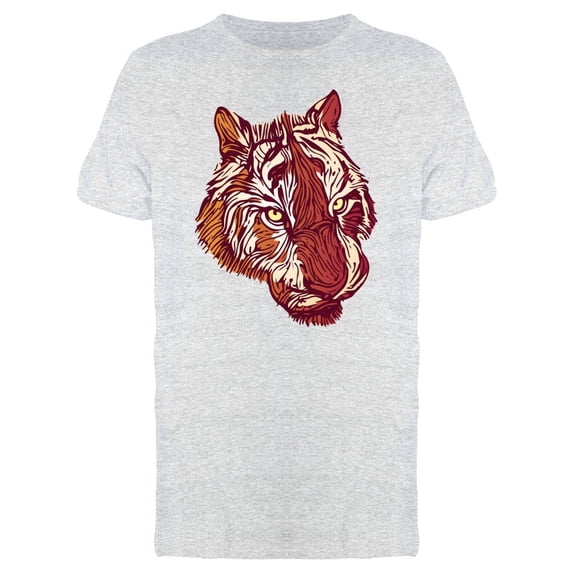 Menacing Tiger With Cool Fur Tee Men's -Image by Shutterstock
