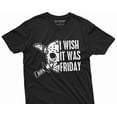 thumbnail image 1 of Menamp39s Jason I Wish it Was Friday Tee Shirt Halloween Horror Tee shirt costume party fu, 1 of 2