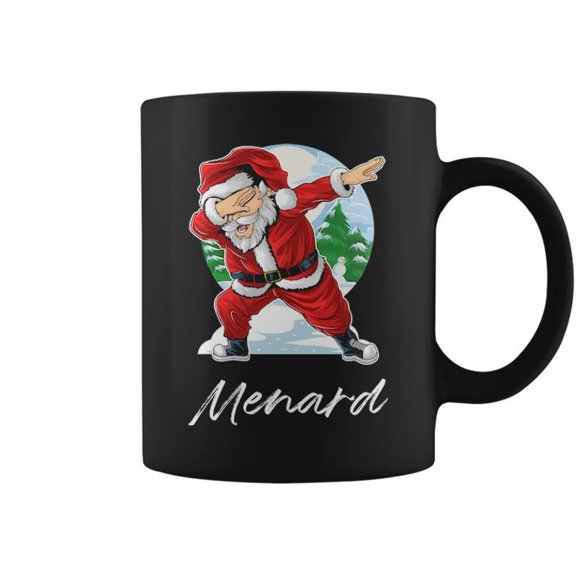 Menard Name Gift Santa Menard Coffee Mugs