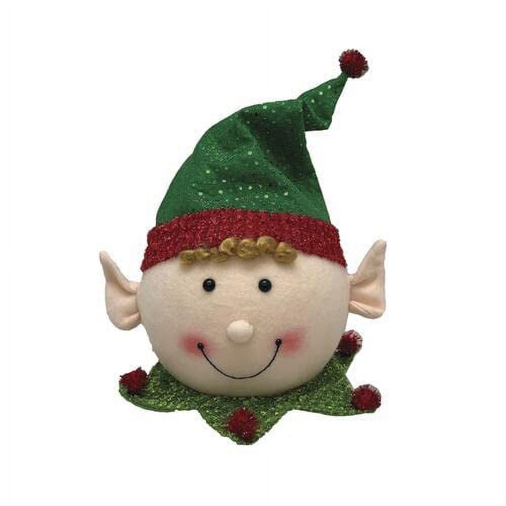 Menards Elf Face Head Tree Topper Tabletop Decoration Christmas Holiday