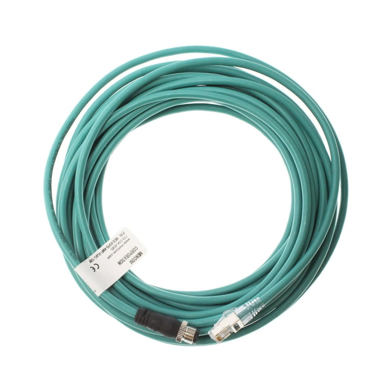 Mencom MDE45PB-4MP-RJ45-10M Ethernet RJ45 to 4-Pin Male M12 Cable
