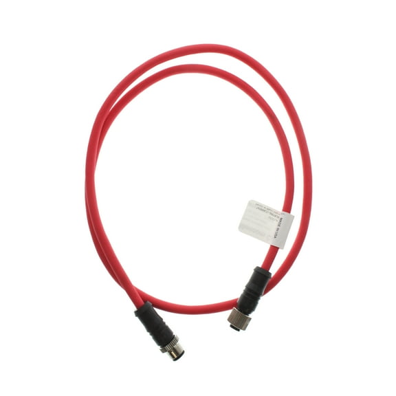 Mencom MDE45WB-4MFP-1M-RD Etherplug 4-Pin Male to Female Cable Assembly, 1-Meter