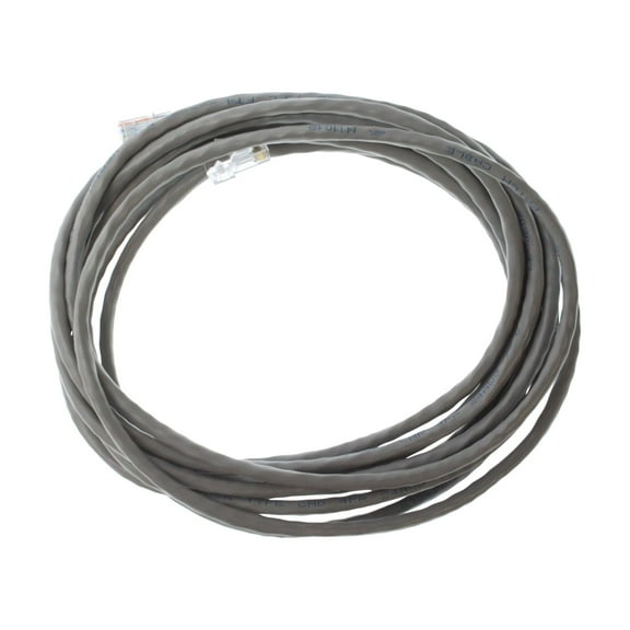 Mencom RJ45-15 Category 5e RJ45 Male to Male Patch Cable, 15-Feet, Gray, PVC
