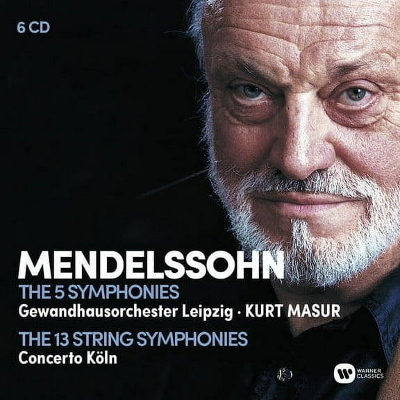 Mendelssohn / Masur,Kurt - Mendelssohn: The Complete Symphonies, The Complete String Symphonies - Music & Performance - CD
