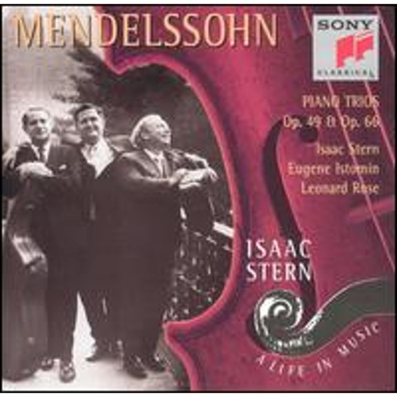Pre-Owned Mendelssohn: Piano Trios Op. 49 & Op. 66 (CD 0074646451922) by Eugene Istomin (piano), Isaac Stern (violin), Leonard Rose (cello)
