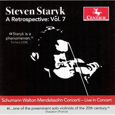 Mendelssohn / Staryk / Toronto Festival Orchestra - A Retrospective, Vol. 7 - Music & Performance - CD