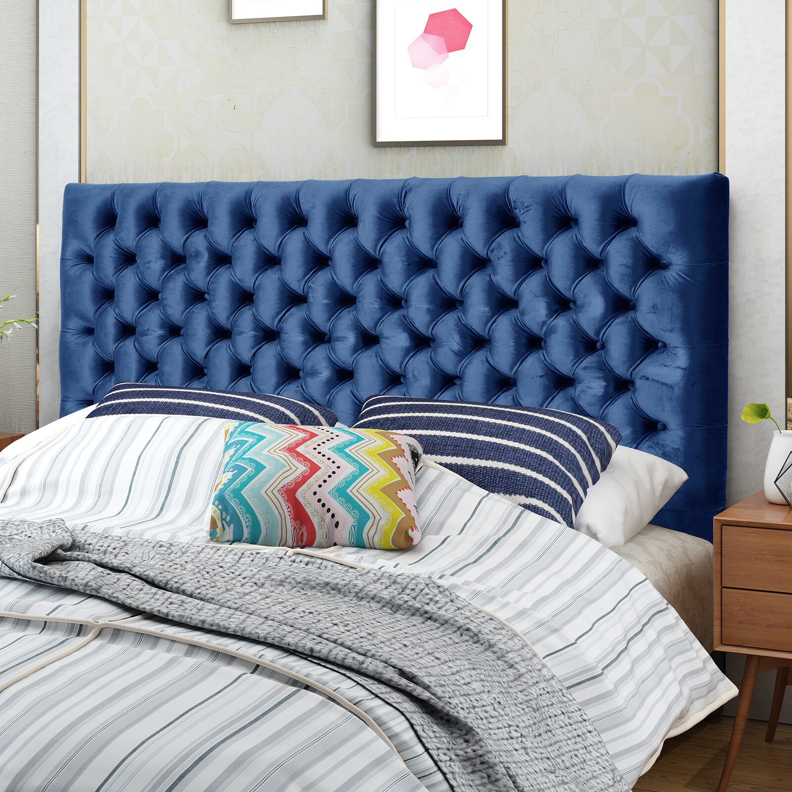 Mendenhall upholstered outlet panel headboard