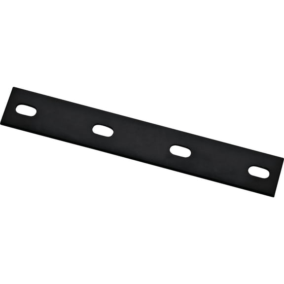 National Hardware Mending Brace - Steel, Powder Coated - 10 in, Black, 1.5 in Thick