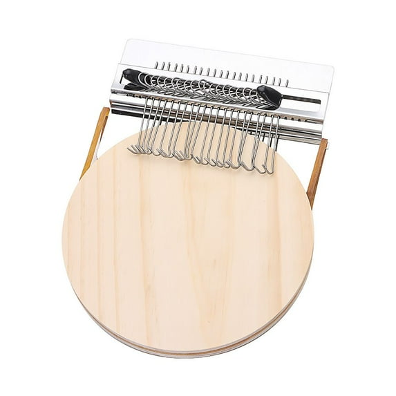 Mending Jeans Clothes Makes Beautiful Stitching Wooden Darning Machine Loom Fun Mending Loom Small Loom Speedweve Type Weave Tool 21 HOOKS