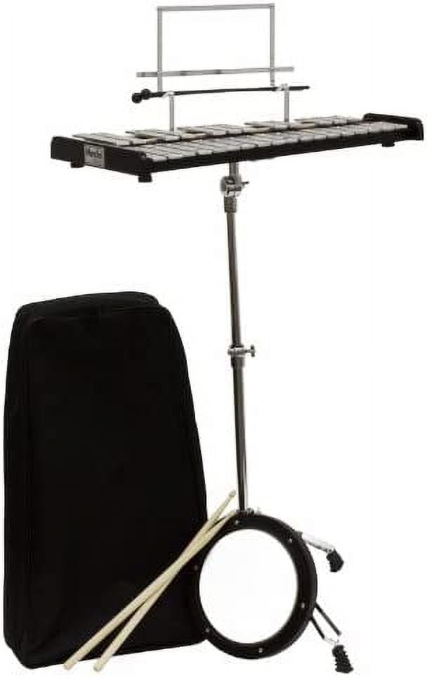 Mendini by CECILIO Student Beginner Glockenspiel Bell Kit with Muted