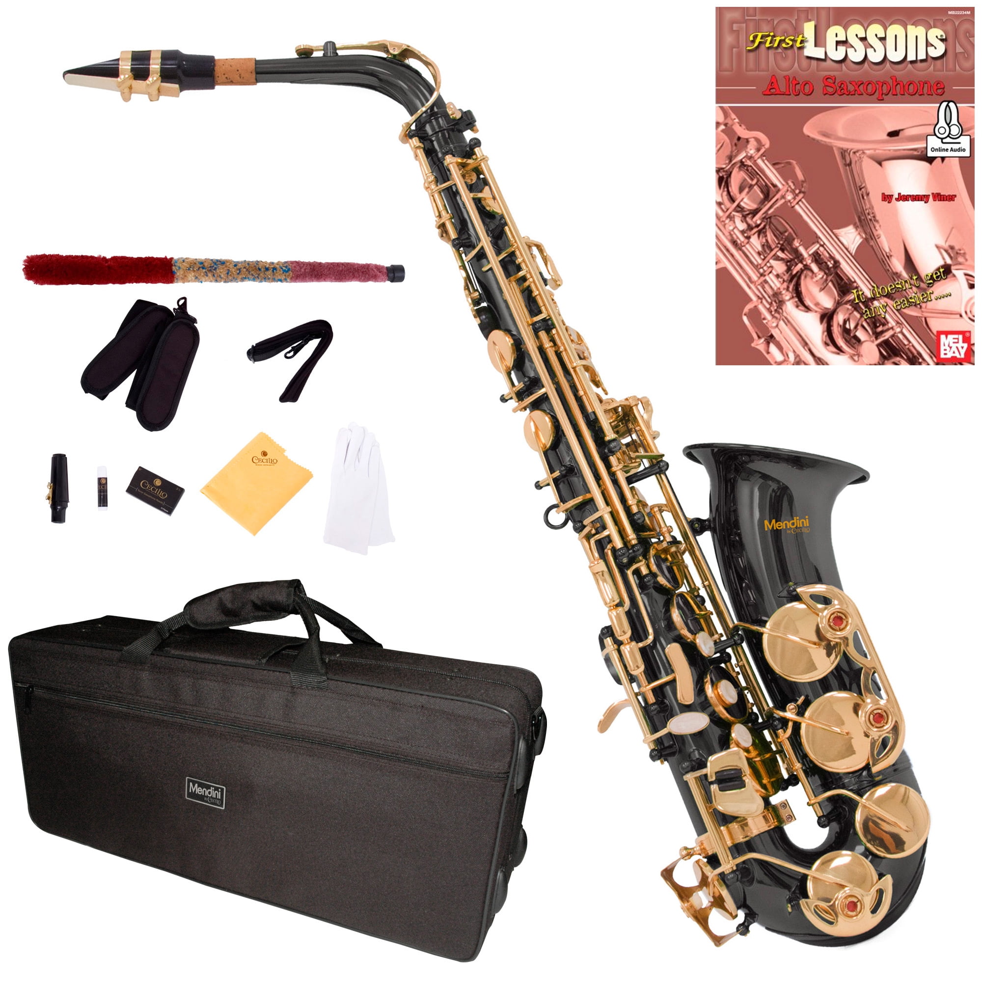 Mendini by cecilio store eb alto saxophone