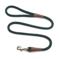 thumbnail image 1 of Mendota Pet Snap Leash - British-Style Braided Dog Lead, Made in The USA - Hunter Green, 1/2 in x 6 ft - for Large Breeds, 1 of 8