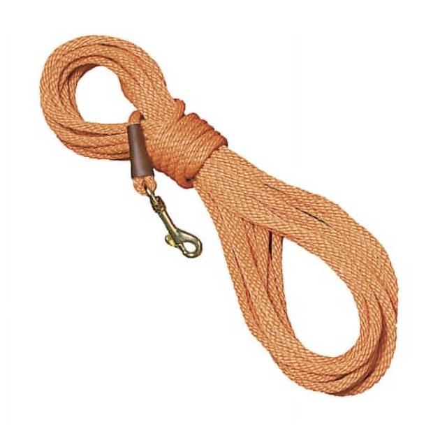Mendota Trainer Dog Check Cord 30ft x 3/8in Orange