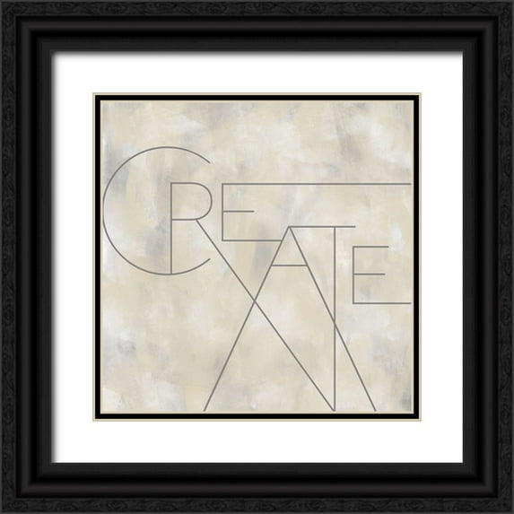 Meneely, Dan 12x12 Black Ornate Wood Framed with Double Matting Museum Art Print Titled - Create