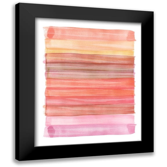 Meneely, Dan 12x14 Black Modern Framed Museum Art Print Titled - Painted Sky Abstract