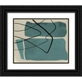 thumbnail image 1 of Meneely, Dan 14x12 Black Ornate Wood Framed with Double Matting Museum Art Print Titled - Different Strokes I, 1 of 4